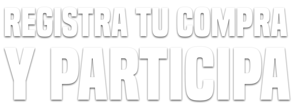 Registra tu compra y participa